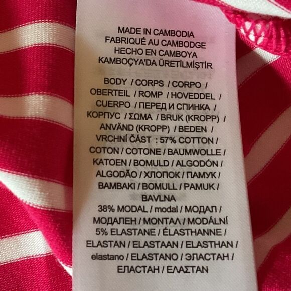 NWT RALPH LAUREN STRIPED TIE-FRONT JERSEY WOMAN DRESS NEW WITH TAG SIZE US XXL - Picture 9 of 12